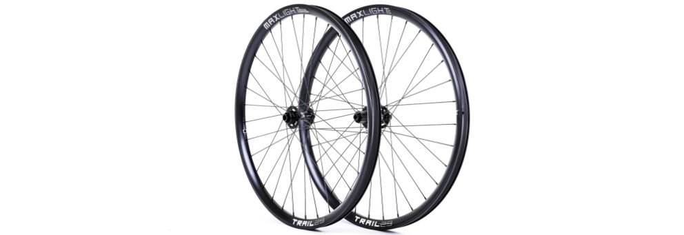 Kinesis Maxlight Trail 29 - Mountain Bike Wheelset - 29" MTB Wheels - Black