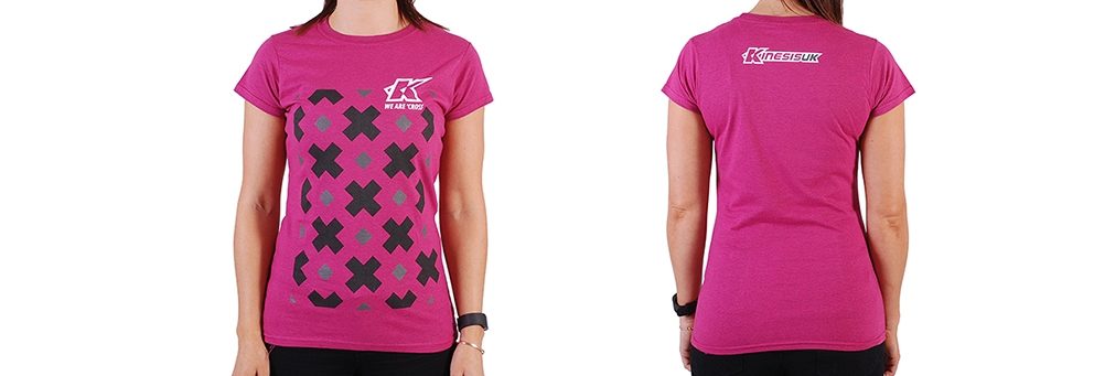 Kinesis - Apparel - T-Shirt - We Are 'Cross - Dark Pink Heather