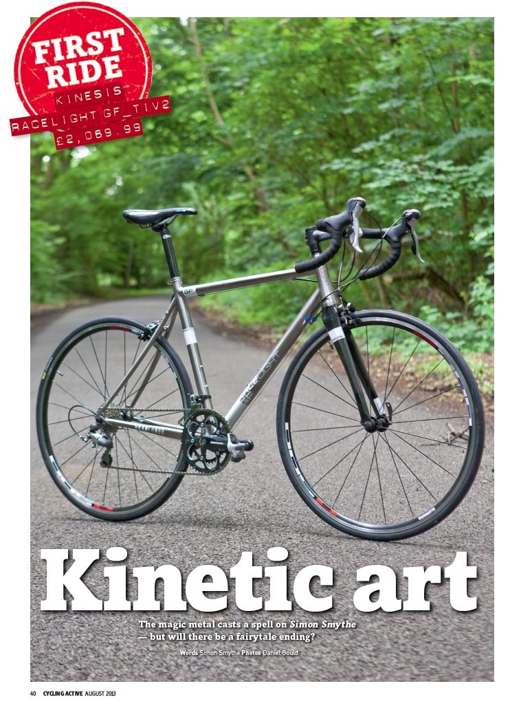 Kinetic Art - Racelight GF Ti Cycling Active Magazine Review