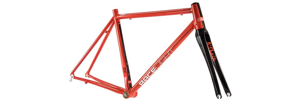 Front image of red Kinesis Aithein frame