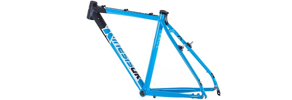 Rear view of the Kinesis CXRACE frame